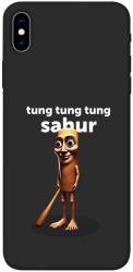 Чехол itsPrint Tung Tung Tung Sahur Tamburo для Apple iPhone XS Max (6.5")
