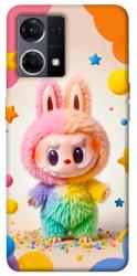 Чехол itsPrint Сolorful Labubu для Oppo Reno 7 4G