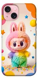 Чехол itsPrint Сolorful Labubu для Apple iPhone 15 (6.1")