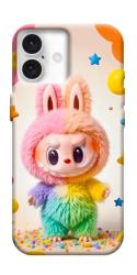 Чехол itsPrint Сolorful Labubu для Apple iPhone 16 Plus (6.7")
