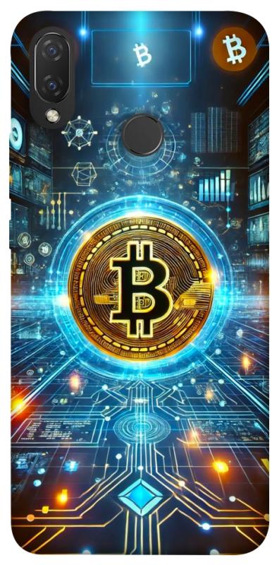 Чехол itsPrint Neo bitcoin для Huawei P Smart+ (nova 3i), деньги, купить оптом с доставкой