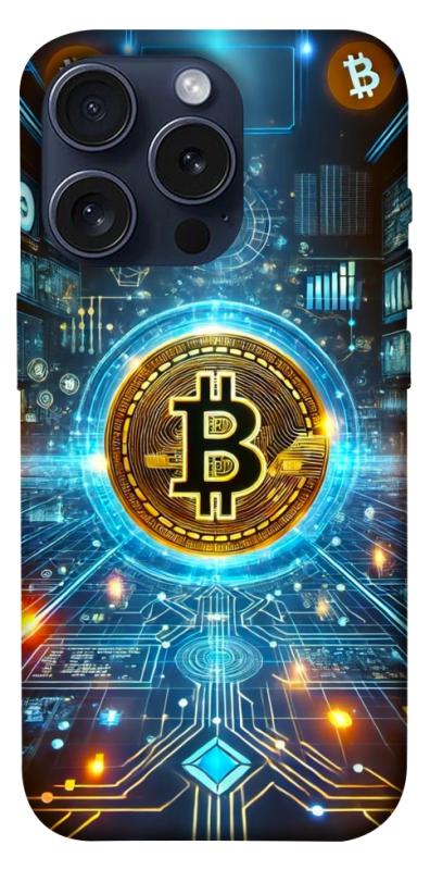 Чехол itsPrint Neo bitcoin для Apple iPhone 15 Pro (6.1"), деньги, купить оптом с доставкой