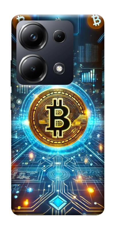 Чехол itsPrint Neo bitcoin для Xiaomi Redmi 13 4G / Poco M6 4G, деньги, купить оптом с доставкой