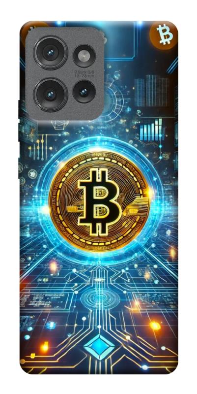 Чехол itsPrint Neo bitcoin для Motorola Edge 50, деньги, купить оптом с доставкой