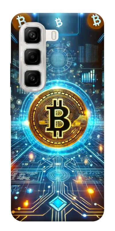 Чохол itsPrint Neo bitcoin для Infinix Hot 50 4G, гроші, купити оптом з доставкою