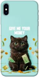 Чехол itsPrint Money cat для Apple iPhone X (5.8")