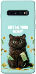 Чехол itsPrint Money cat для Samsung Galaxy S10