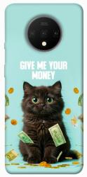 Чохол itsPrint Money cat для OnePlus 7T