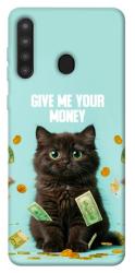 Чехол itsPrint Money cat для Samsung Galaxy A21