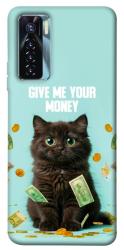 Чехол itsPrint Money cat для TECNO Camon 17 Pro