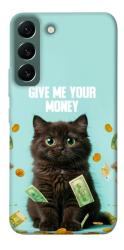 Чехол itsPrint Money cat для Samsung Galaxy S22