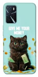 Чохол itsPrint Money cat для Oppo A16s / A16