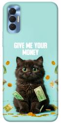 Чохол itsPrint Money cat для TECNO Spark 8P