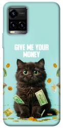 Чехол itsPrint Money cat для Vivo Y21 / Y33s