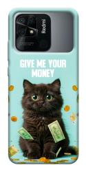 Чохол itsPrint Money cat для Xiaomi Redmi 10C