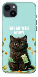 Чехол itsPrint Money cat для Apple iPhone 14 Plus (6.7")