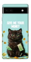 Чехол itsPrint Money cat для Google Pixel 6a