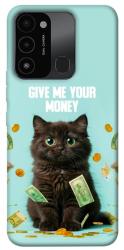 Чохол itsPrint Money cat для TECNO Spark 8C