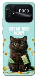 Чехол itsPrint Money cat для Xiaomi Poco C40