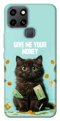 Чехол itsPrint Money cat для Infinix Smart 6