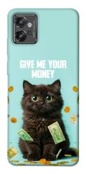 Чехол itsPrint Money cat для Motorola Moto G32