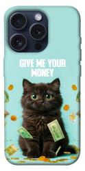 Чехол itsPrint Money cat для Apple iPhone 15 Pro (6.1")