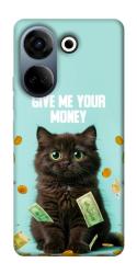 Чехол itsPrint Money cat для TECNO Camon 20 Pro (CK7n)