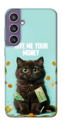 Чохол itsPrint Money cat для Samsung Galaxy S23 FE