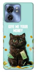 Чехол itsPrint Money cat для Motorola Edge 40