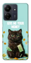 Чехол itsPrint Money cat для Xiaomi Redmi 13C