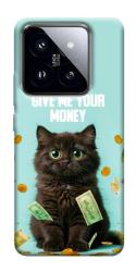 Чехол itsPrint Money cat для Xiaomi 14 Pro