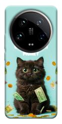Чохол itsPrint Money cat для Xiaomi 14 Ultra