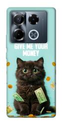 Чехол itsPrint Money cat для Infinix Note 40 Pro 4G