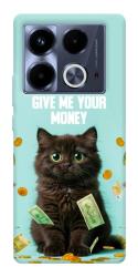Чохол itsPrint Money cat для Infinix Note 40 4G