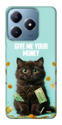 Чохол itsPrint Money cat для Realme C63 4G
