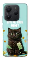 Чехол itsPrint Money cat для Xiaomi Redmi Note 14 5G