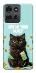 Чохол itsPrint Money cat для Motorola Moto G75 5G
