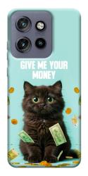 Чехол itsPrint Money cat для Motorola Edge 50 Neo