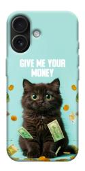 Чехол itsPrint Money cat для Apple iPhone 17 (6.3")