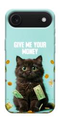 Чохол itsPrint Money cat для Apple iPhone 17 Air (6.5")