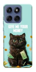 Чохол itsPrint Money cat для Motorola Edge 60 Fusion