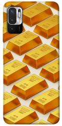 Чехол itsPrint Gold bars для Xiaomi Redmi Note 10 5G