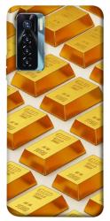Чехол itsPrint Gold bars для TECNO Camon 17 Pro