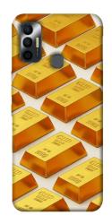 Чехол itsPrint Gold bars для TECNO Spark 7