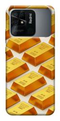Чехол itsPrint Gold bars для Xiaomi Redmi 10C