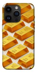 Чехол itsPrint Gold bars для Apple iPhone 14 Pro (6.1")