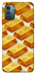 Чехол itsPrint Gold bars для Nokia G21