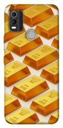 Чехол itsPrint Gold bars для Nokia C21 Plus