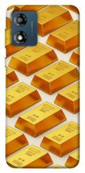 Чехол itsPrint Gold bars для Motorola Moto E13