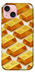 Чехол itsPrint Gold bars для Apple iPhone 15 (6.1")